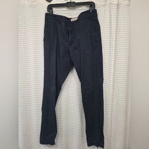 H&M Men's Waist 33 Navy Chinos